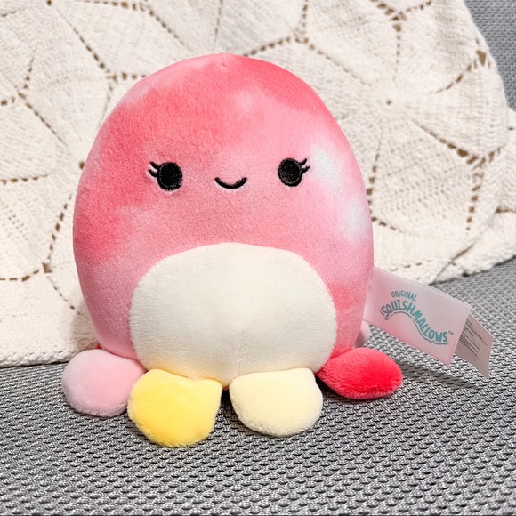 Squishmallows Other - 5" Orzella the Tie Dye Octopus Squishmallow | BNWT